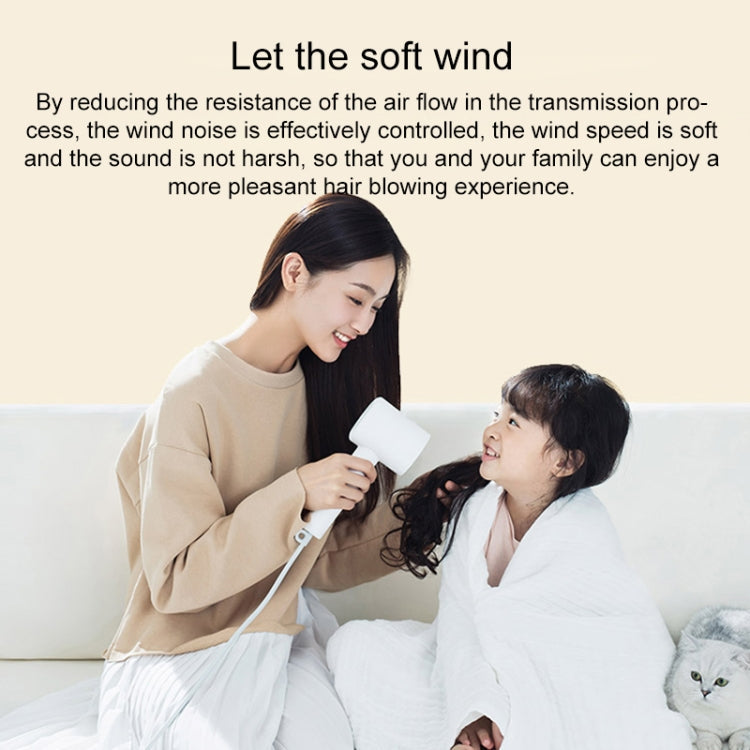 Original Xiaomi Mijia H300 Negative Ion Quick Drying Electric Hair Dryer, US Plug(White) Salrog (Powered by Solnuance)