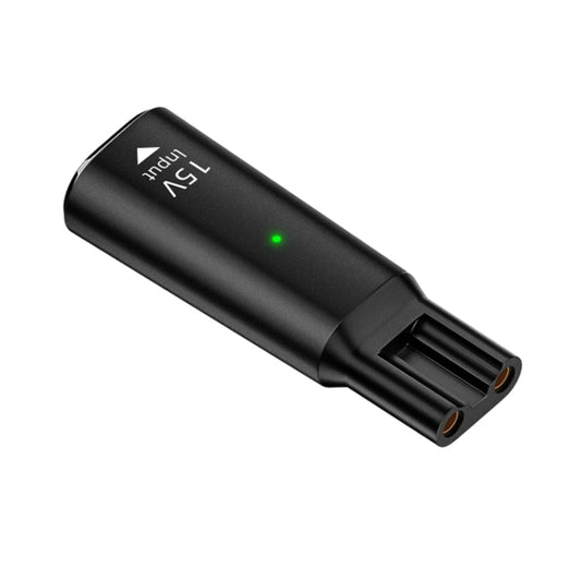 Shaver / Clipper Charging Adapter for Philips, Interface:Type-C to 15V Oval(Black)