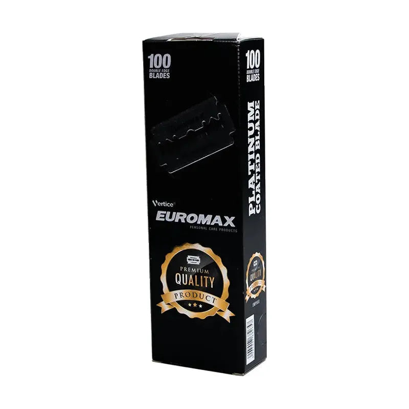 Euromax Platinum Coated Double Edge Razor Blades - 100 Blades Pasteur Pharmacy