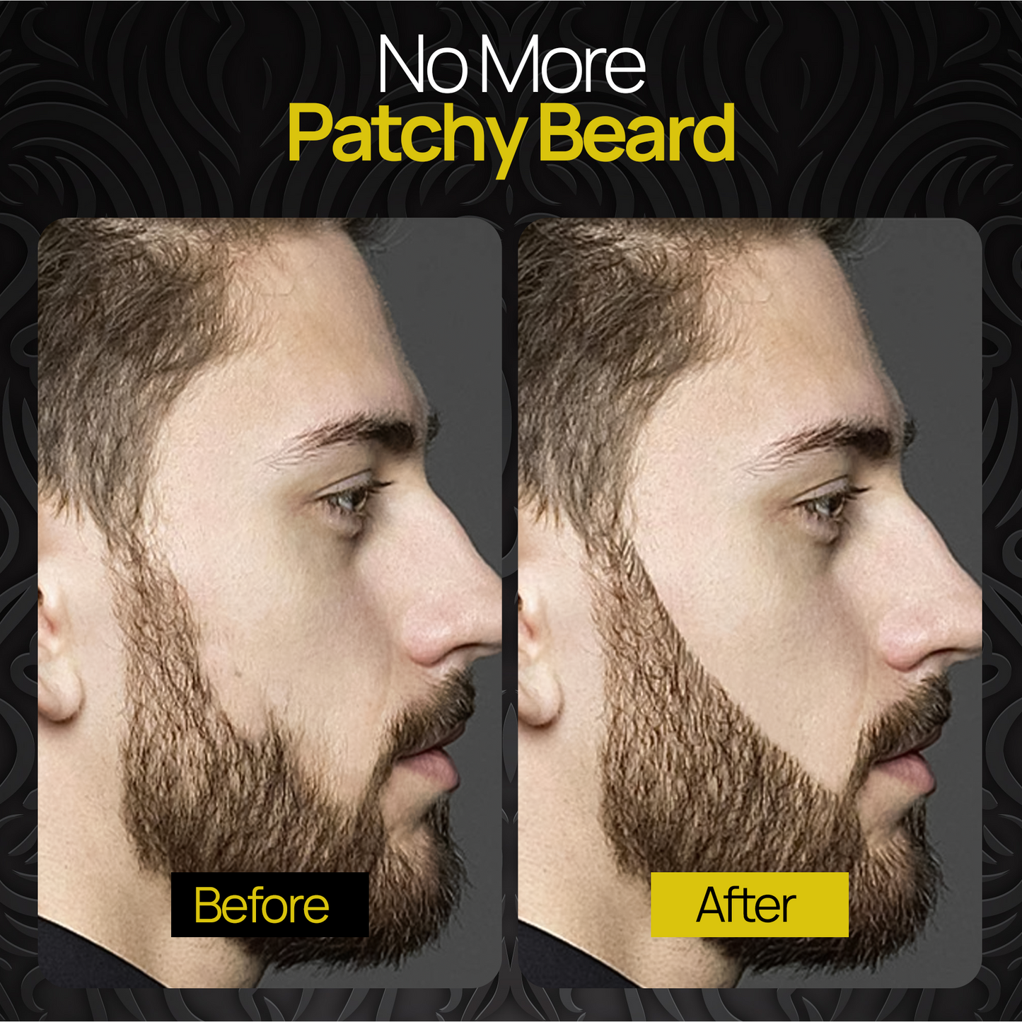 Beard Filler Pen and Beard Shaper for Men Beard Lineup Tool for Grooming Beard Guide Shape kit Black Waterproof Pen with Brush Barber Styling Pencil Beard Grooming Kit Barber Accessories Selzalot