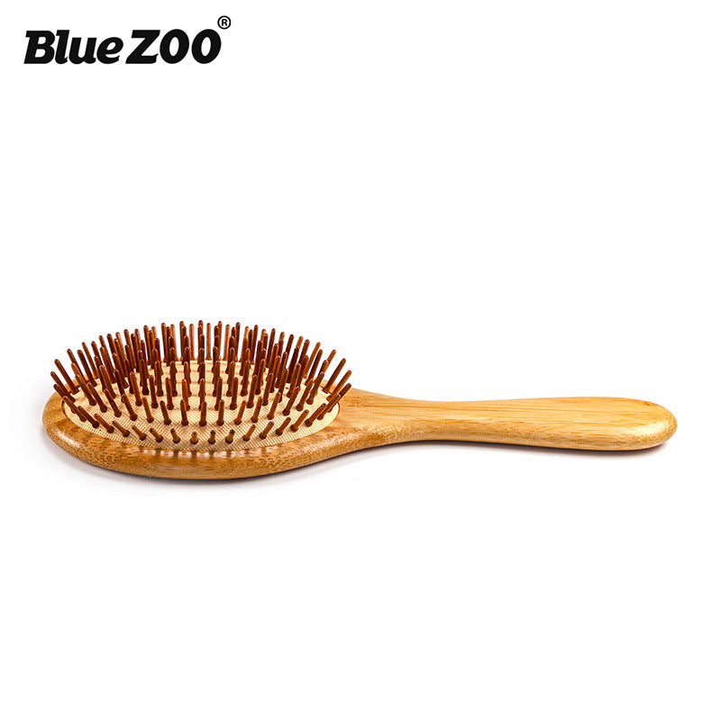 Pointed BlueZOO Massage Air Cushion Airbag Comb Bamboo Bristle Needle Comb Hairdressing Wood Comb RANOVA USA