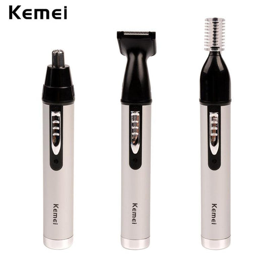 Kemei Fast shaving Men Electric Nose Ear Hair Trimmer Painless Women trimming sideburns eyebrows Beard hair clipper cut Shaver46 American Smart