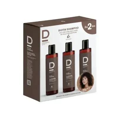 Dermoskin Biotin Shampoo for Women - Strengthens & Nourishes Hair, Sulfate & Paraben Free Beauty Care Bag