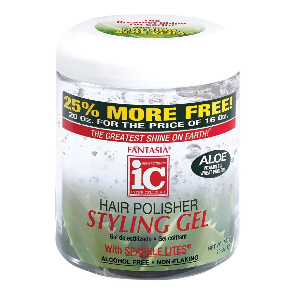 Ic Fantasia Fantasia Ic Hair Polisher Aloe Styling Gel 20 Oz My Beauty Site Pro