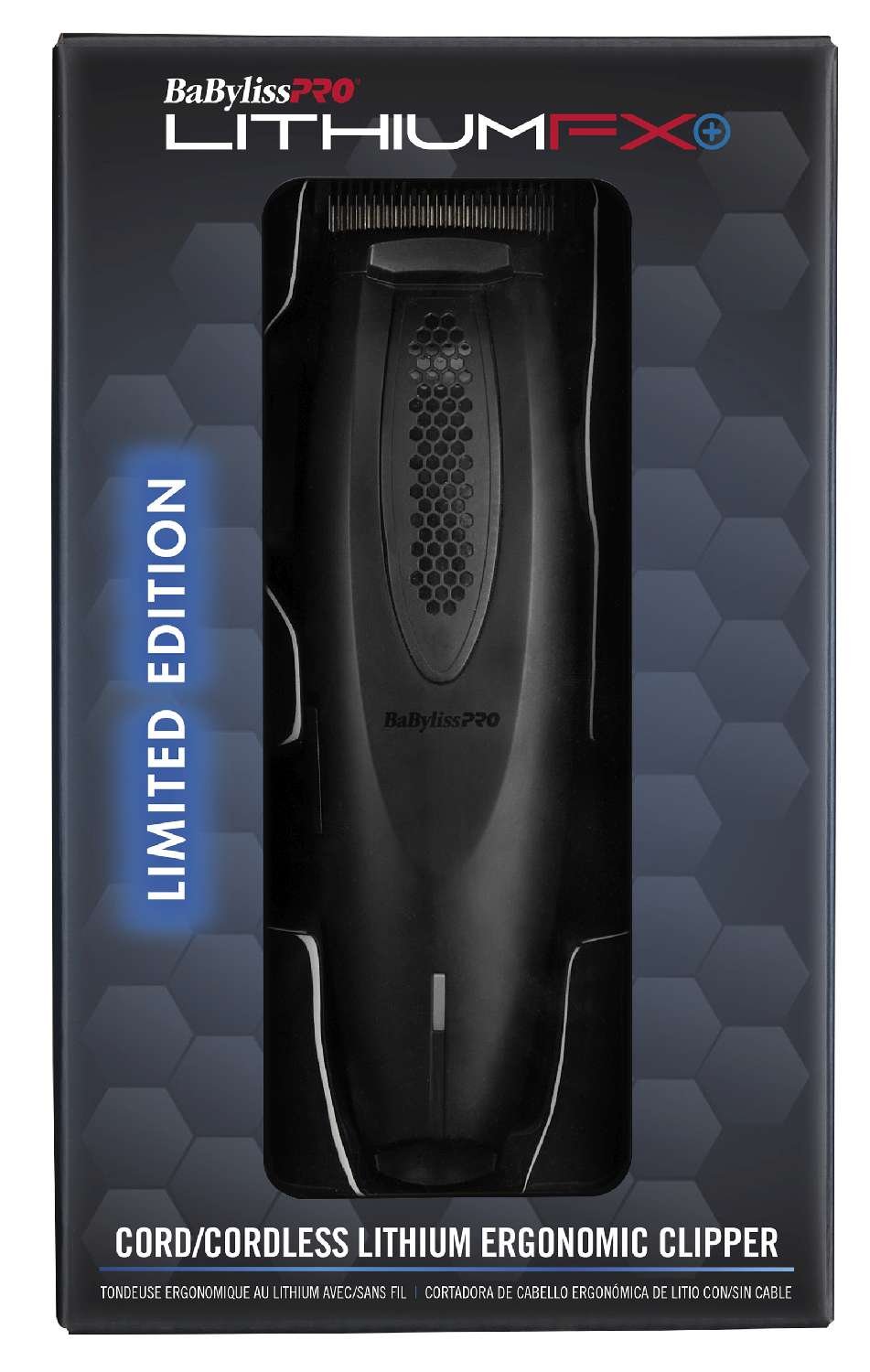 Babylisspro LithiumFx+ Limited Edition Cord/Cordless Lithium Ergonomic Clipper My Beauty Site Pro