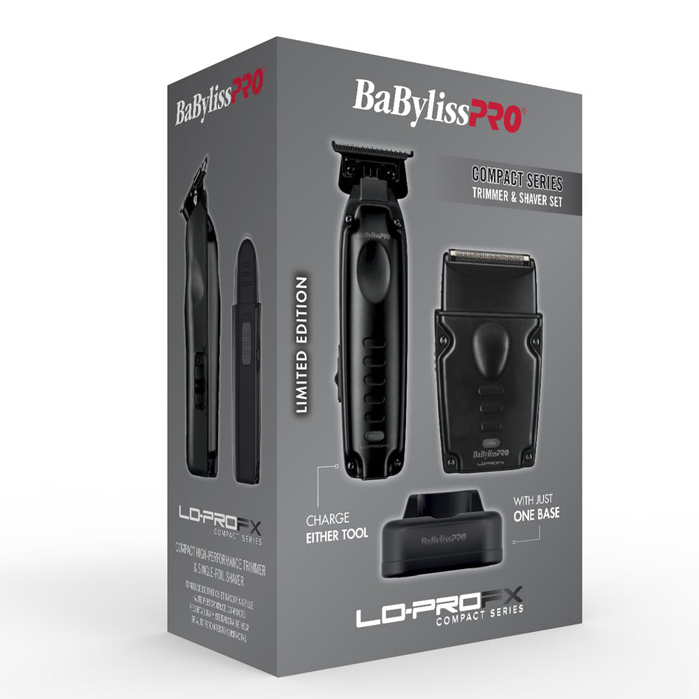 BABYLISSPRO COMPACT LO-PRO TRIMMER & SHAVER COMBO (#FX72FSPKMB) N.O.S. Barber Supply