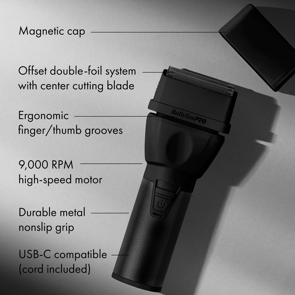 BABYLISSPRO COREFX SHAVER - BLACK (#FX75FS2MB) N.O.S. Barber Supply