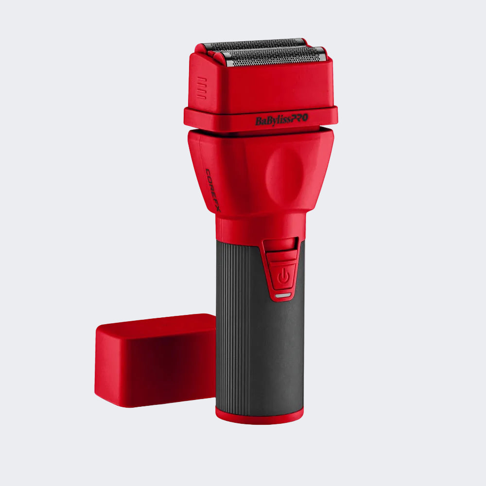 BaBylissPRO COREFX Double-Foil Shaver – Red (FX75FS2RD) Certified Clippers