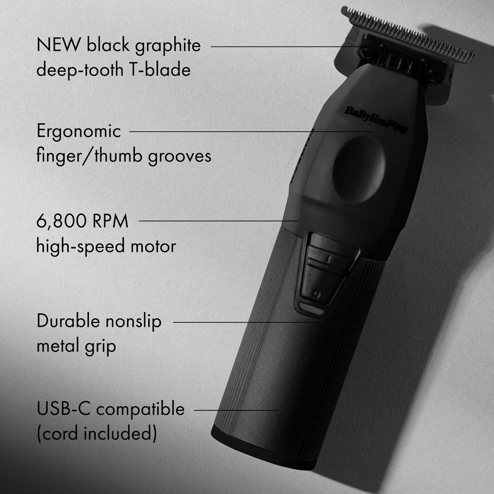 BABYLISSPRO COREFX TRIMMER - BLACK (#FX76MB) N.O.S. Barber Supply