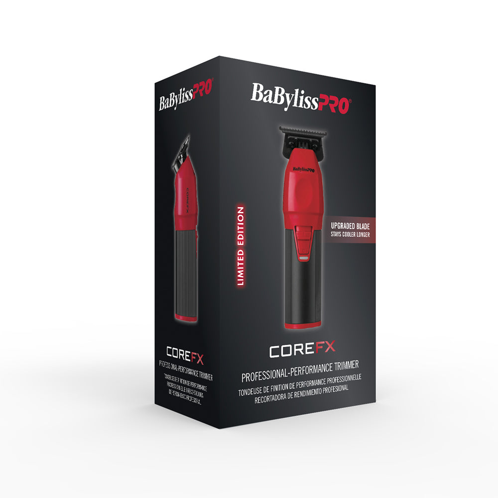 BABYLISSPRO COREFX TRIMMER - RED (#FX76RD) N.O.S. Barber Supply