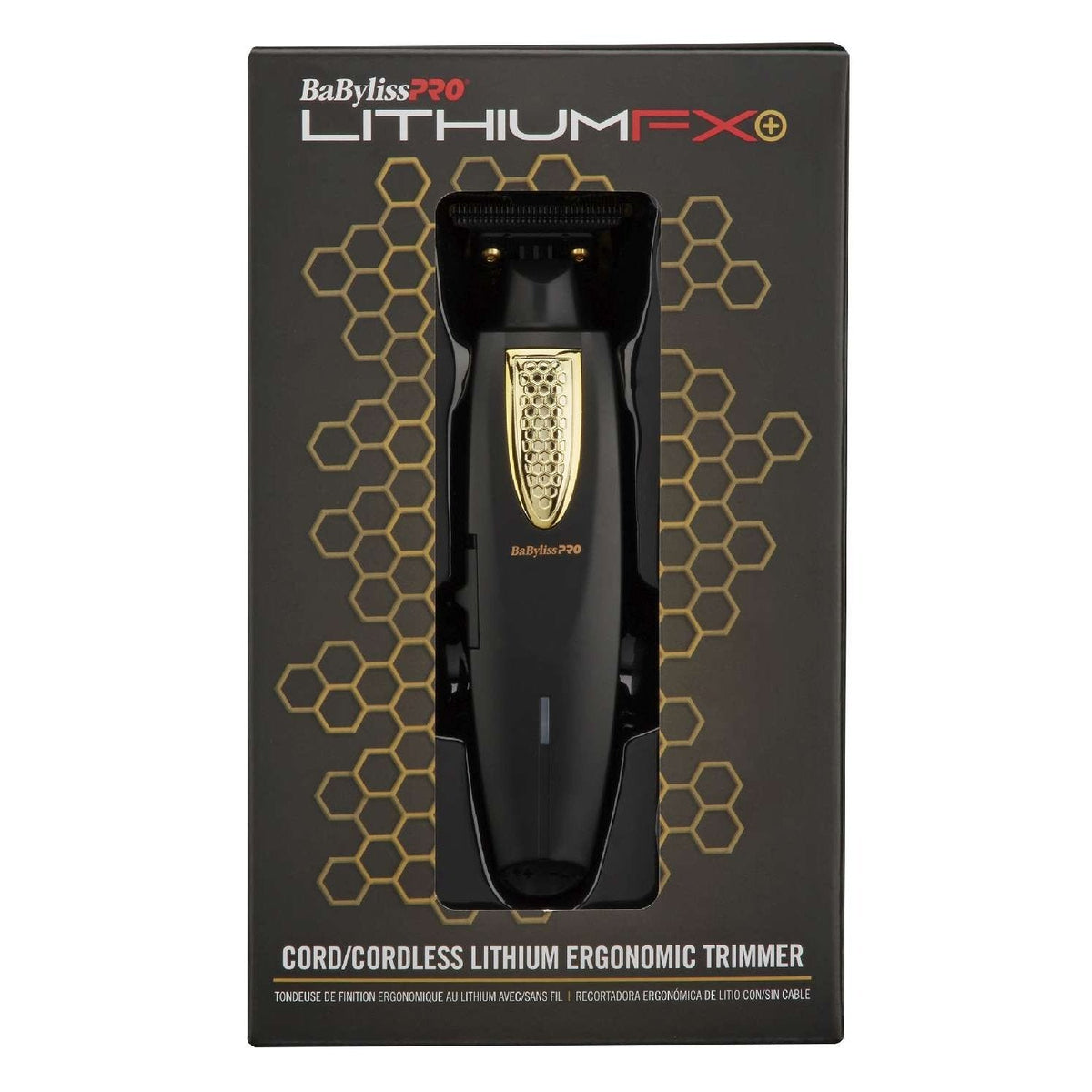 Babyliss Lithium Fx Cordcordless Lithium Ergonomic Trimmer Black And Gold My Beauty Site Pro