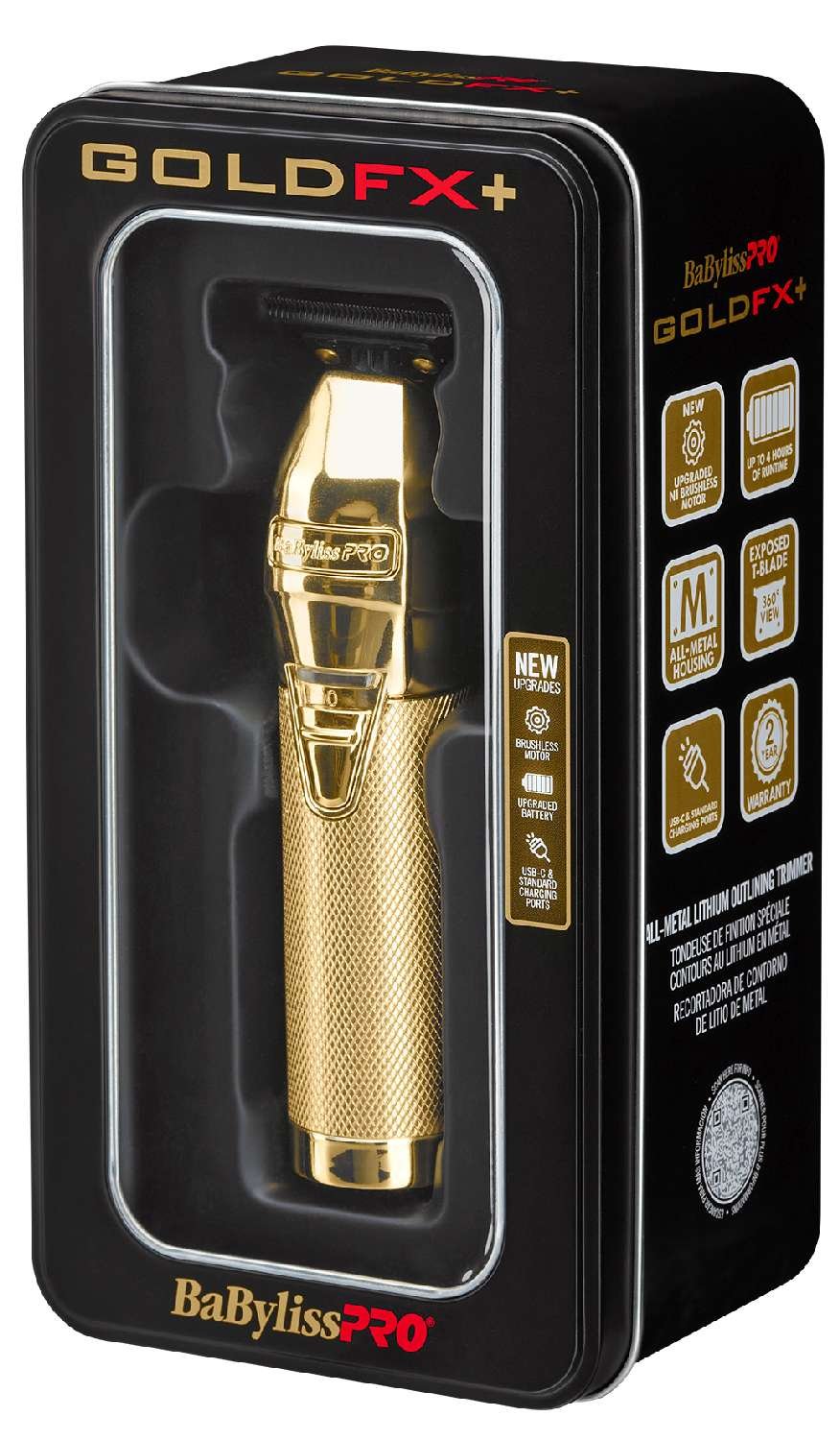 Babylisspro Goldfx Plus All Metal Lithium Outlining Trimmer My Beauty Site Pro