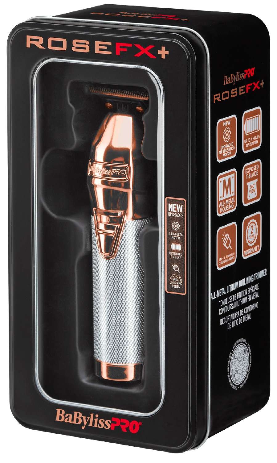 Babylisspro Rosefx Plus All Metal Lithium Outlining Trimmer My Beauty Site Pro