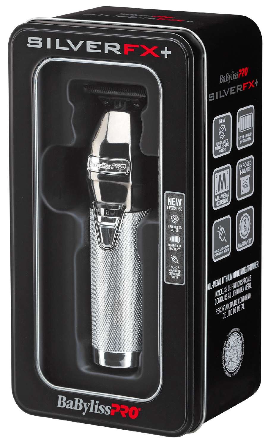 Babylisspro Silverfx Plus All Metal Lithium Outlining Trimmer My Beauty Site Pro