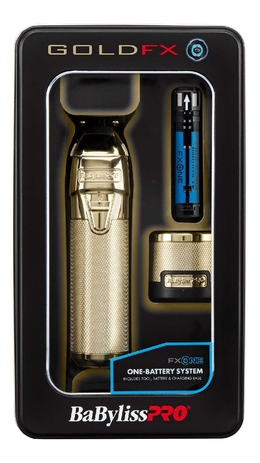 BABYLISS GOLD FXOINE ALL METAL INTERCHANGEABLE BATTERY TRIMMER My Beauty Site Pro