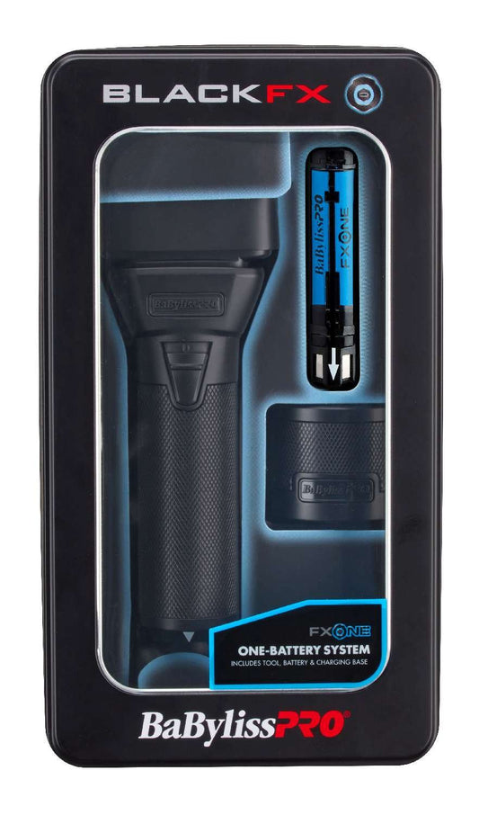 BABYLISSPRO BLACK FXONE ALL METAL INTERCHANGEABLE BATTERY FOIL SHAVER My Beauty Site Pro