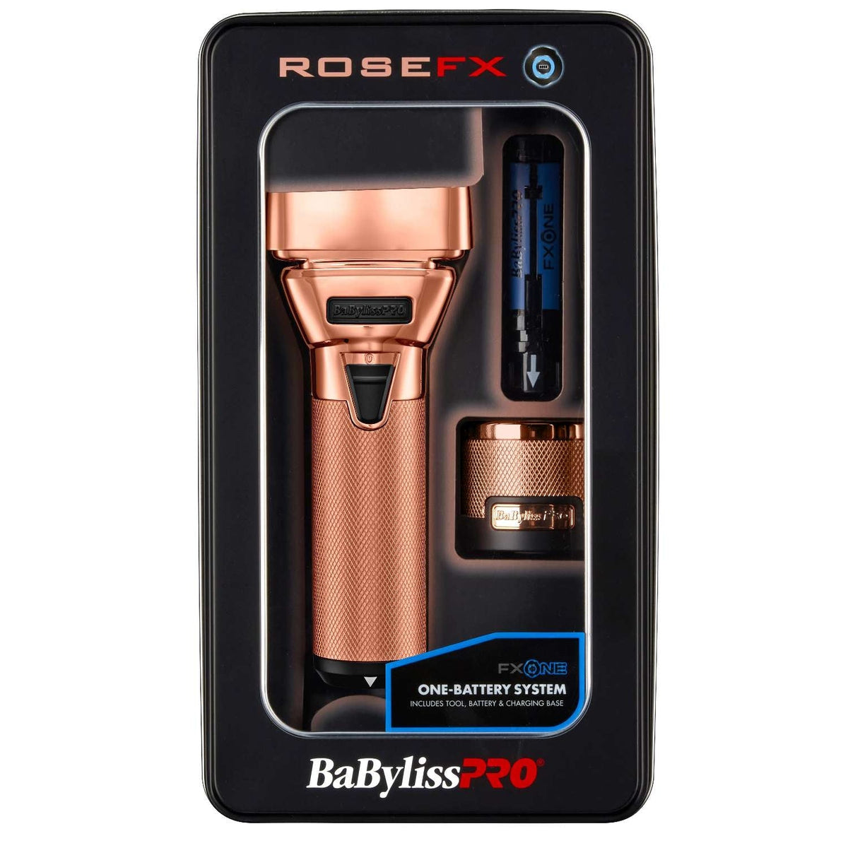 FX One Rosefx All Metal Interchangeable Battery Double Foil Shaver My Beauty Site Pro