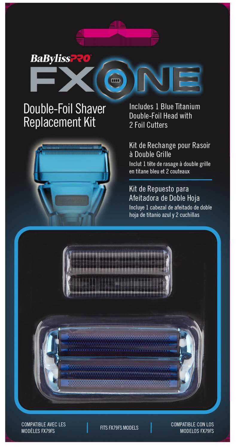 BABYLISSPRO BLUEFX DOUBLE FOIL SHAVER REPLACEMENT FOIL AND CUTTER My Beauty Site Pro