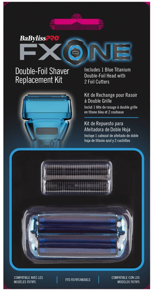 BABYLISSPRO BLUEFX DOUBLE FOIL SHAVER REPLACEMENT FOIL AND CUTTER My Beauty Site Pro