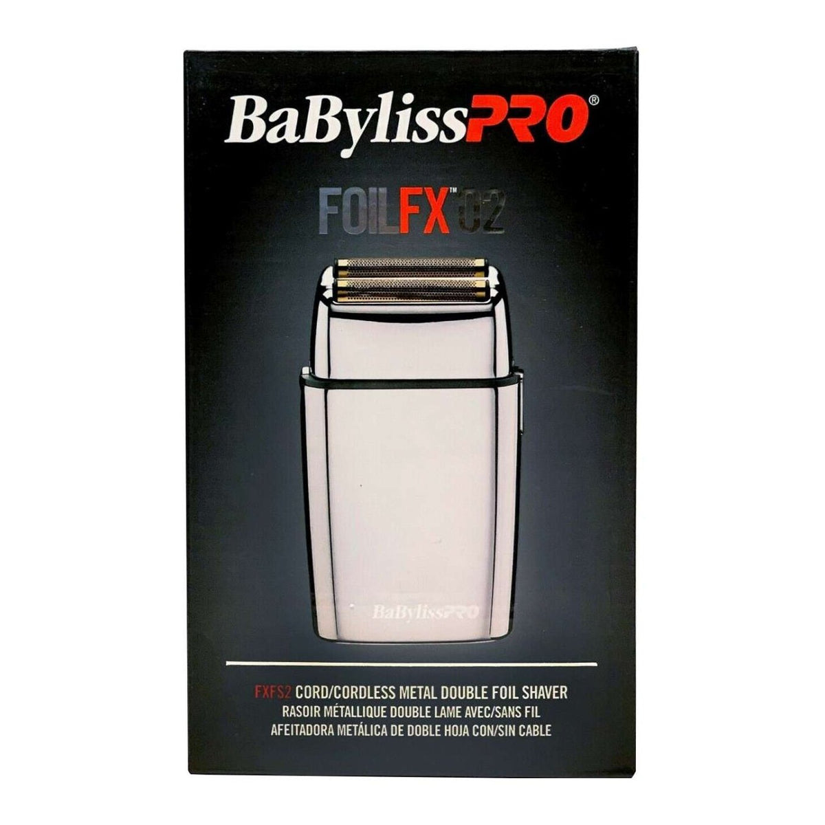 Babylisspro Foilfx02 Cordless Metal Double Foil Shaver Double My Beauty Site Pro