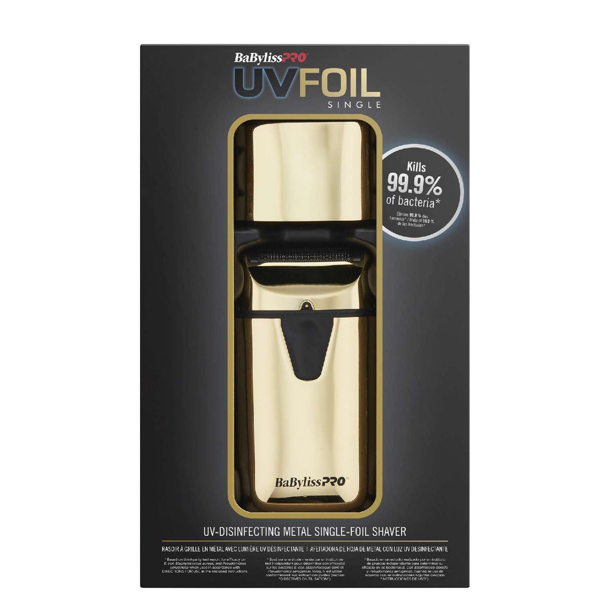 Baylisspro Uvfoil Uv Single Foil Shaver Gold My Beauty Site Pro