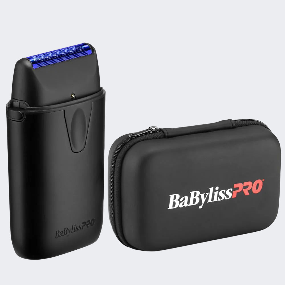 BaBylissPRO UV Single-Foil Matte Black Shaver (FXLFS1MB) with FREE Carrying Case Certified Clippers