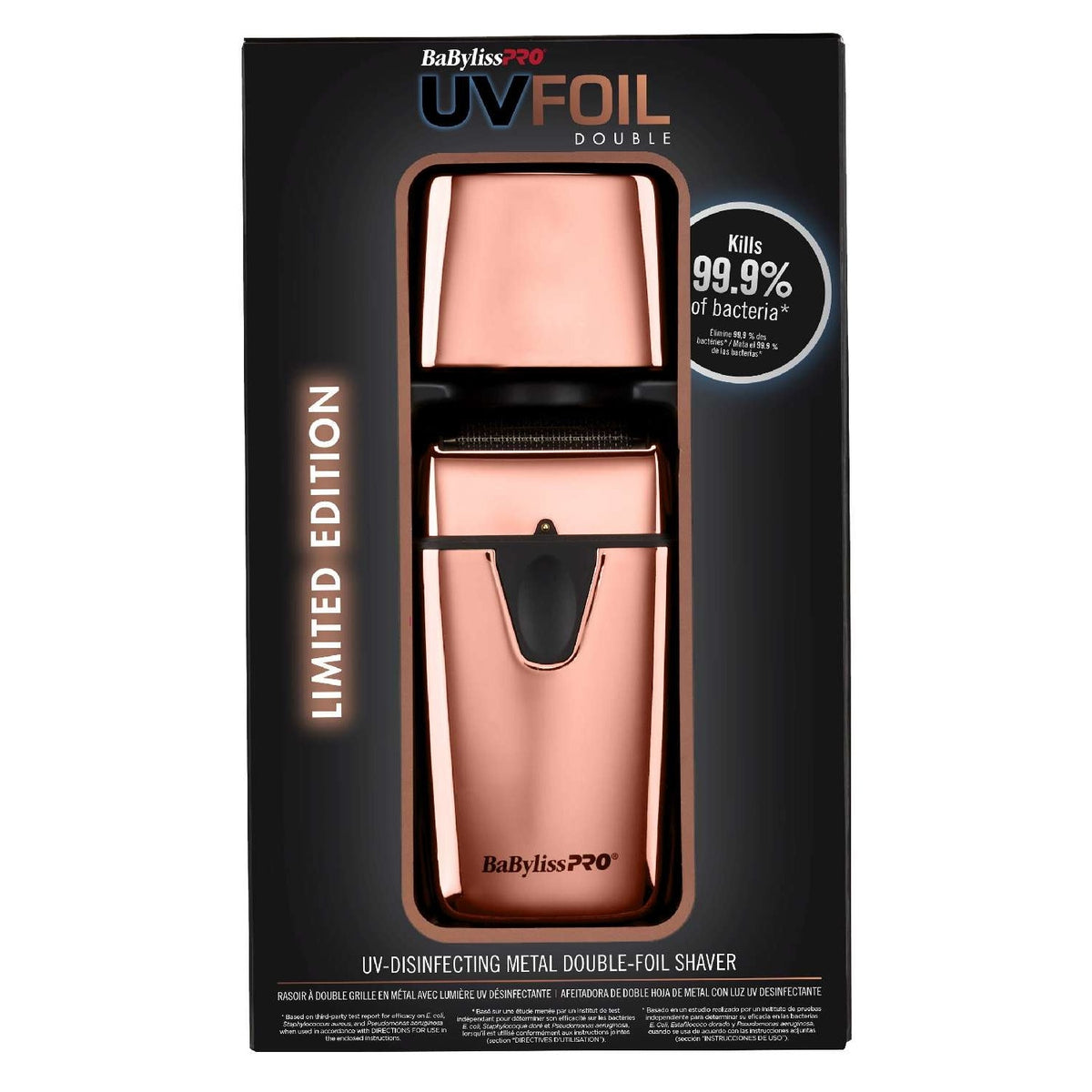 Babyliss Uvfoil Uv Double Foil Shaver Rose Gold My Beauty Site Pro