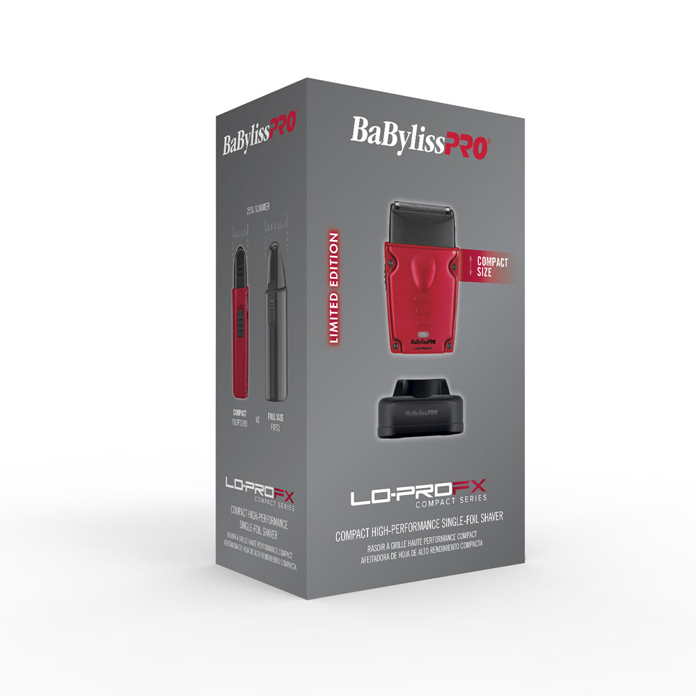 BABYLISSPRO COMPACT LO-PRO SHAVER - RED (#FXLPFS1RD) N.O.S. Barber Supply