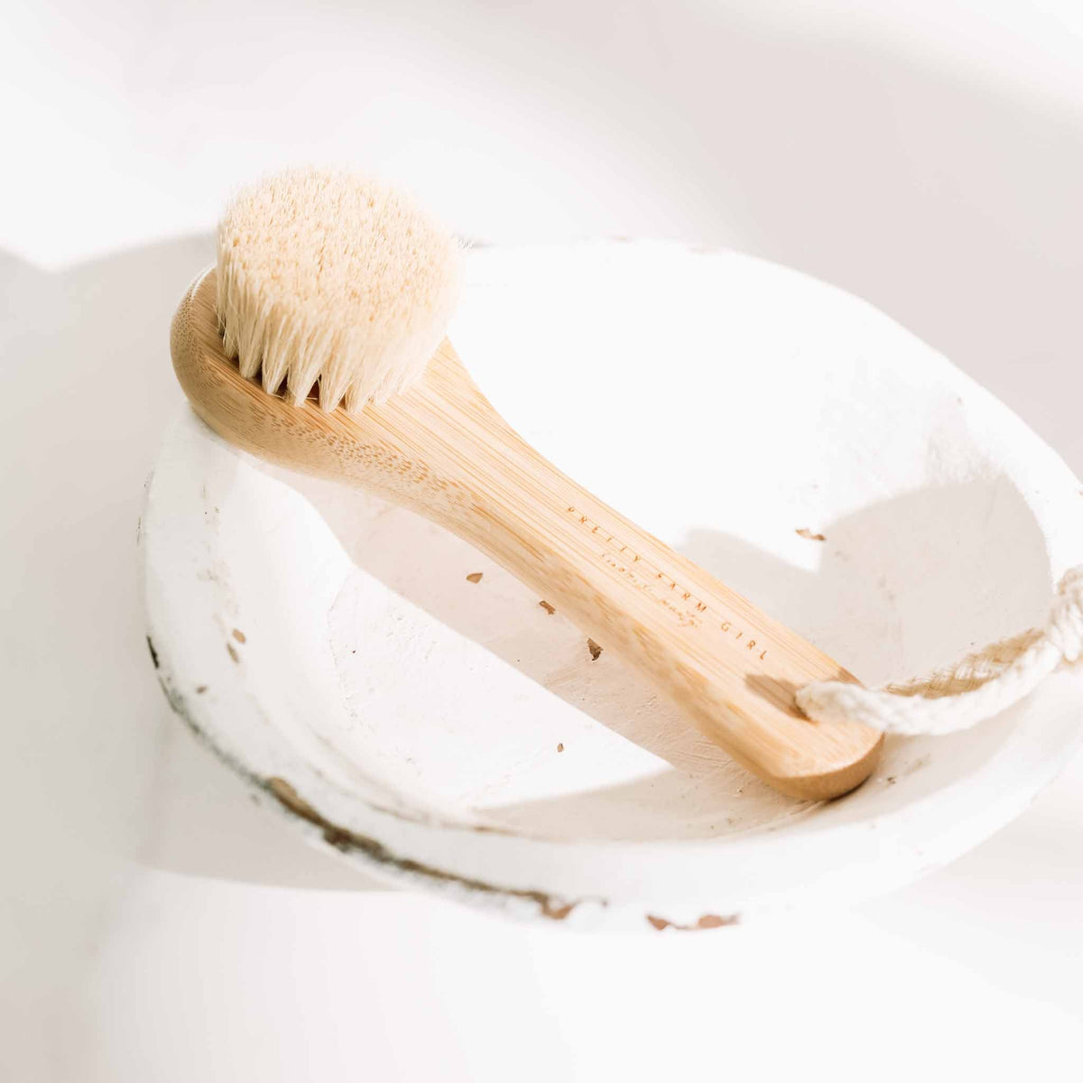 Dry Face Brush Pretty farm girl