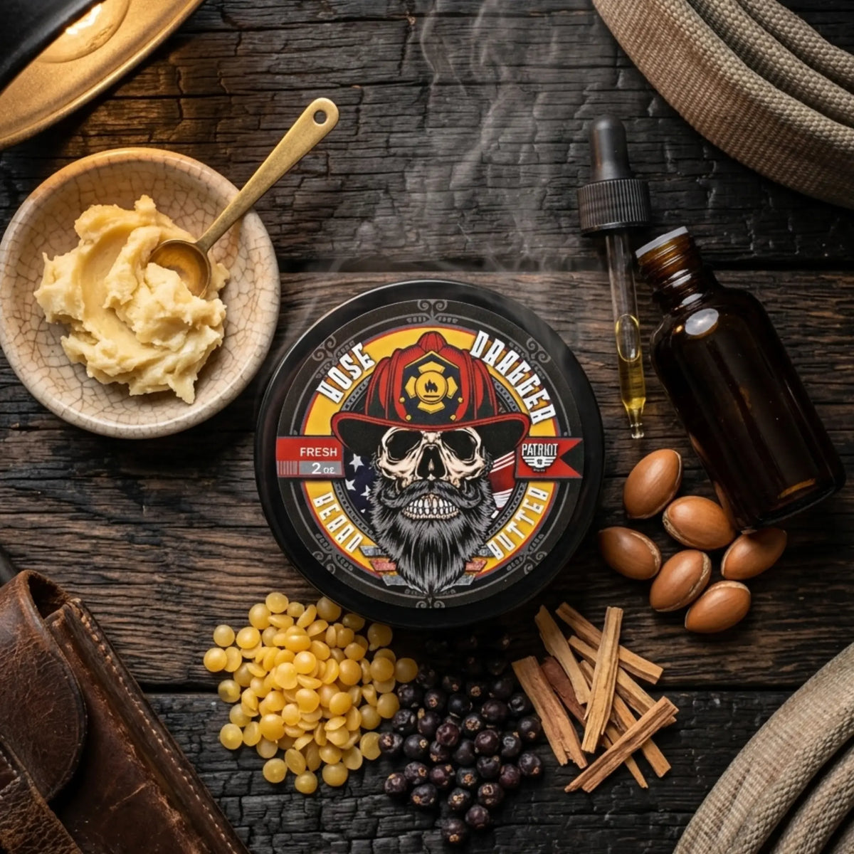 Hose Dragger Beard Butter 2oz Musk Cologne Patriot And Company