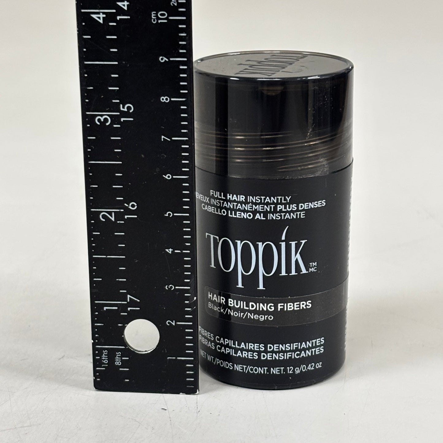 TOPPIK Safe & Natural Hair Building Fibers All Hair Types 0.42 oz Black 548115 PayWut