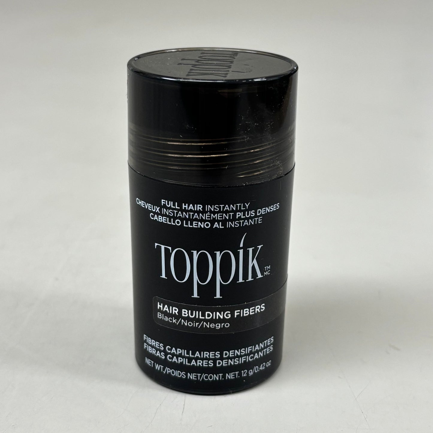 TOPPIK Safe & Natural Hair Building Fibers All Hair Types 0.42 oz Black 548115 PayWut