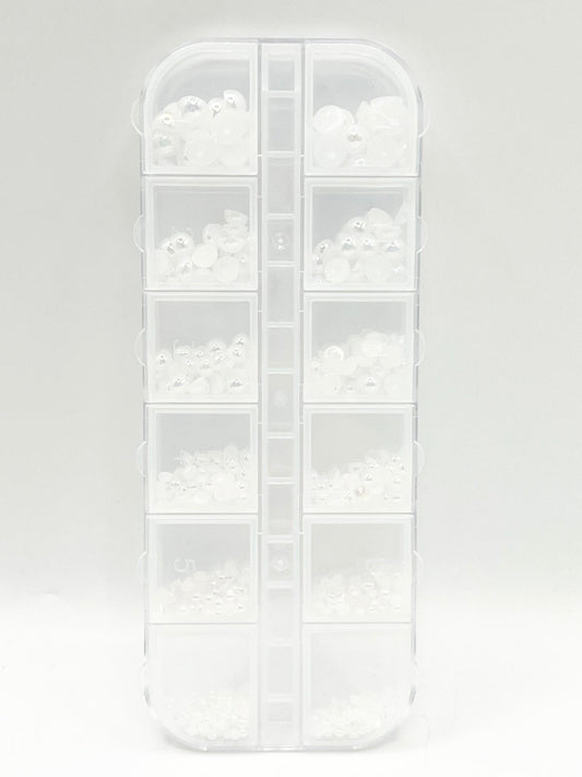 Queen - White Fluorescent Pearls - #01