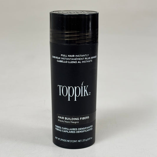 TOPPIK Safe & Natural Hair Building Fibers All Hair Types 0.97 oz Black IC3333A PayWut