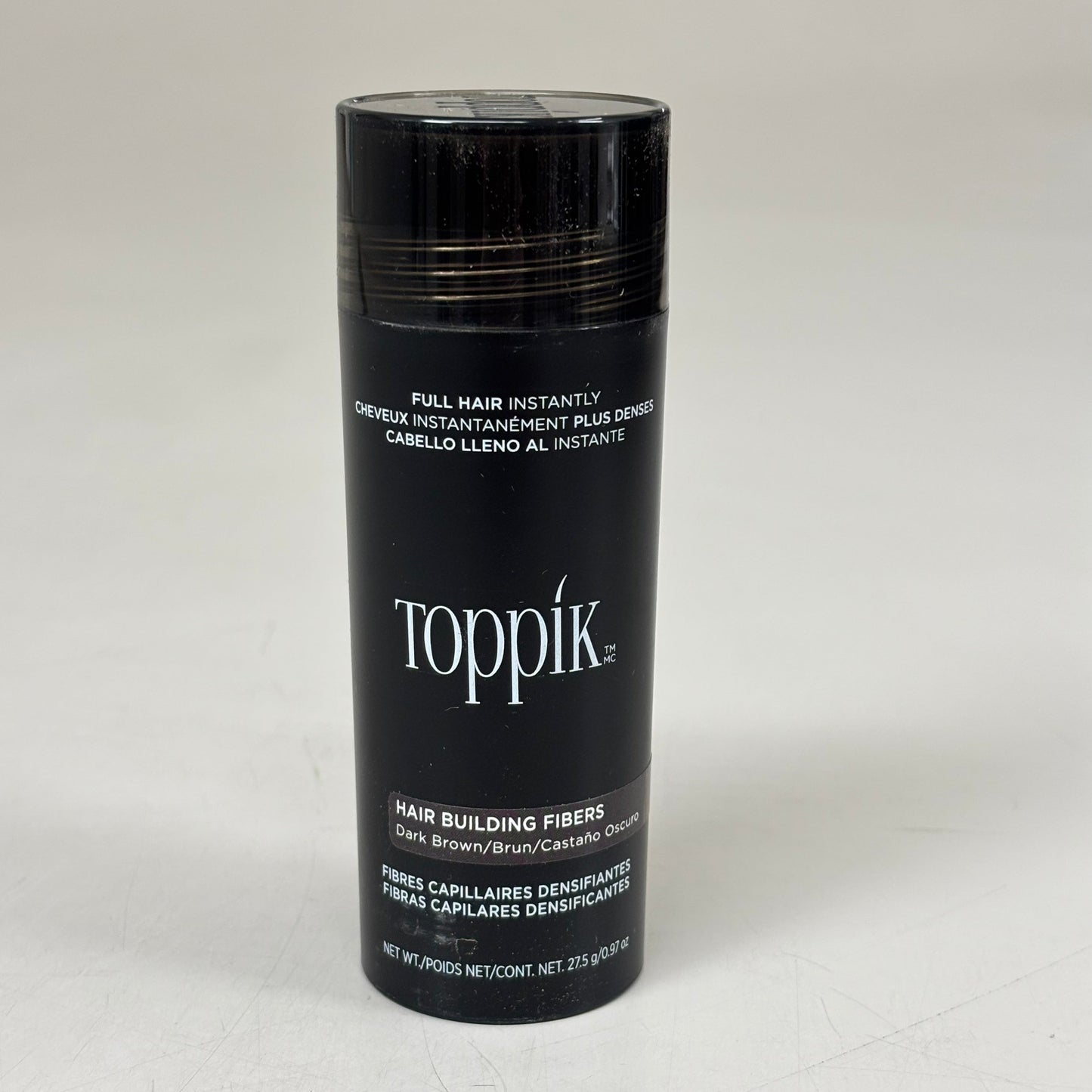 TOPPIK Safe & Natural Hair Building Fibers All Hair Types 0.97 oz Dark Brown PayWut