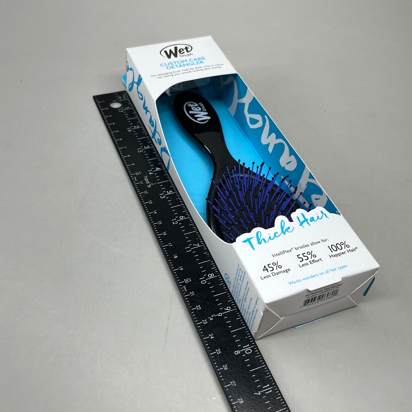 WET BRUSH (2 PACK) Custom Care Detangler Brush-Thick Hair Black GYSPB830CCTH PayWut