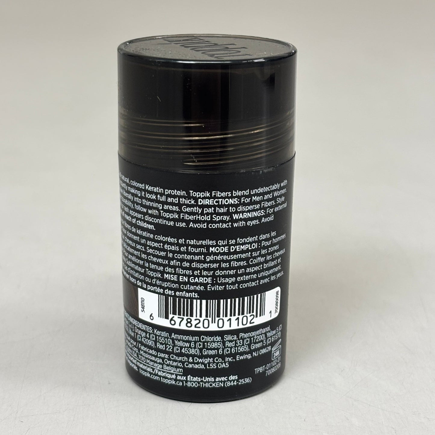 TOPPIK Safe & Natural Hair Building Fibers All Hair Types 0.42 oz Dark Brown PayWut