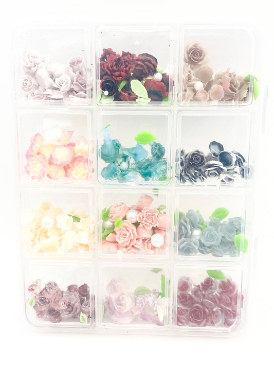 3D Flowers - Nail Charms