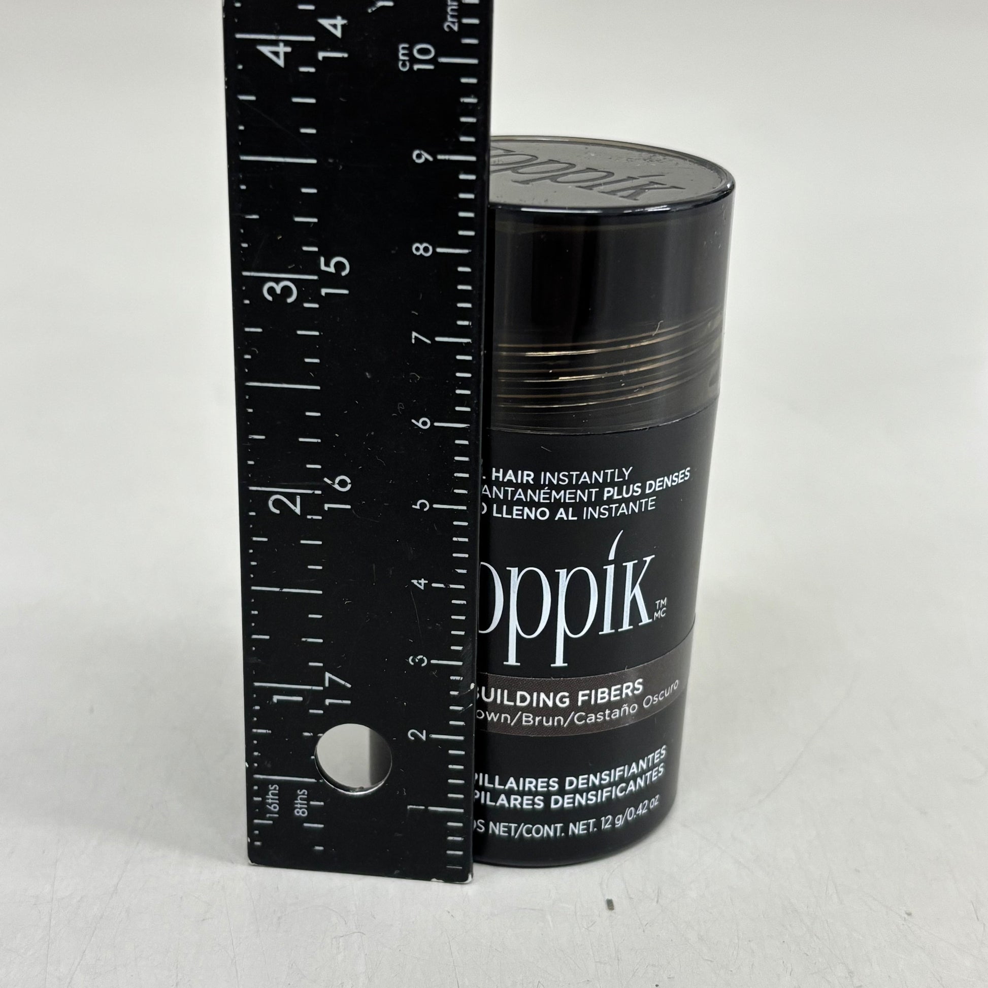 TOPPIK Safe & Natural Hair Building Fibers All Hair Types 0.42 oz Dark Brown PayWut