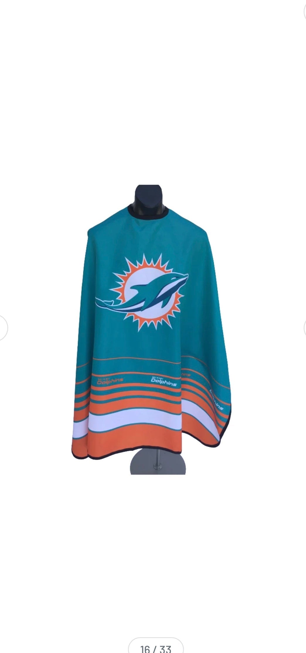NFL Official Teams Salon/Barbershop Hair Cutting Cape Unlimited Boundaries Barber and Beauty Supply
