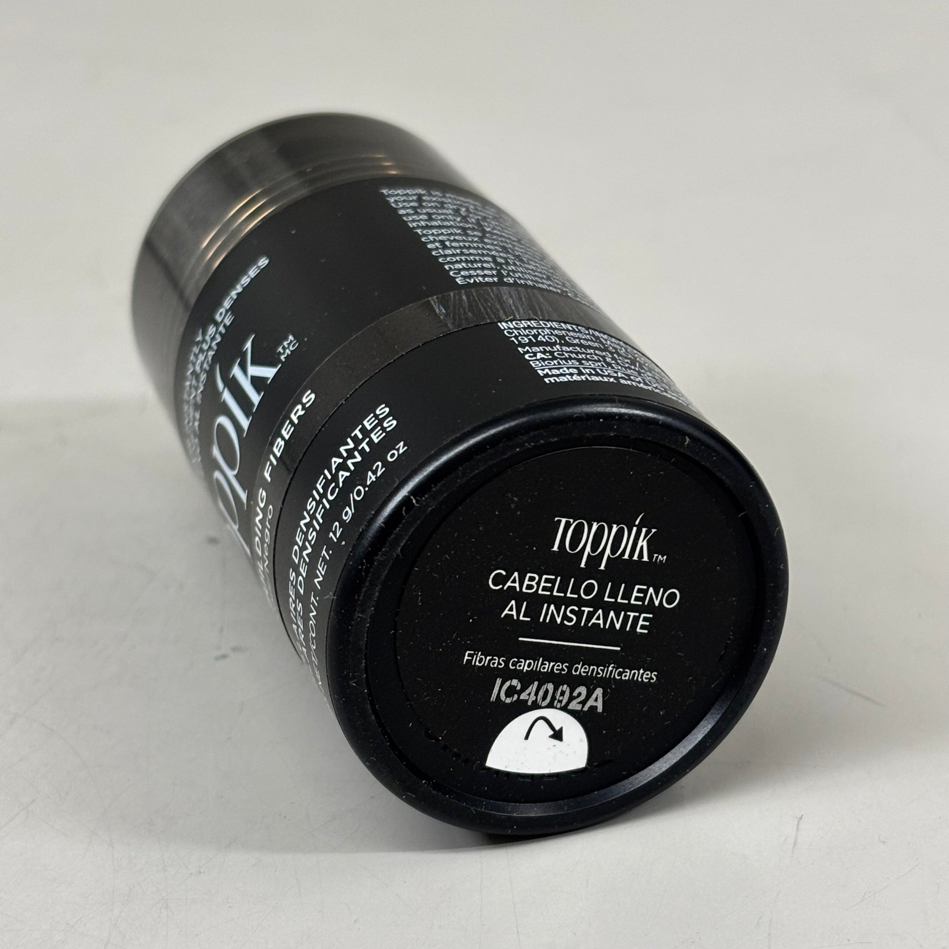 TOPPIK Safe & Natural Hair Building Fibers All Hair Types 0.42 oz Black 548115 PayWut