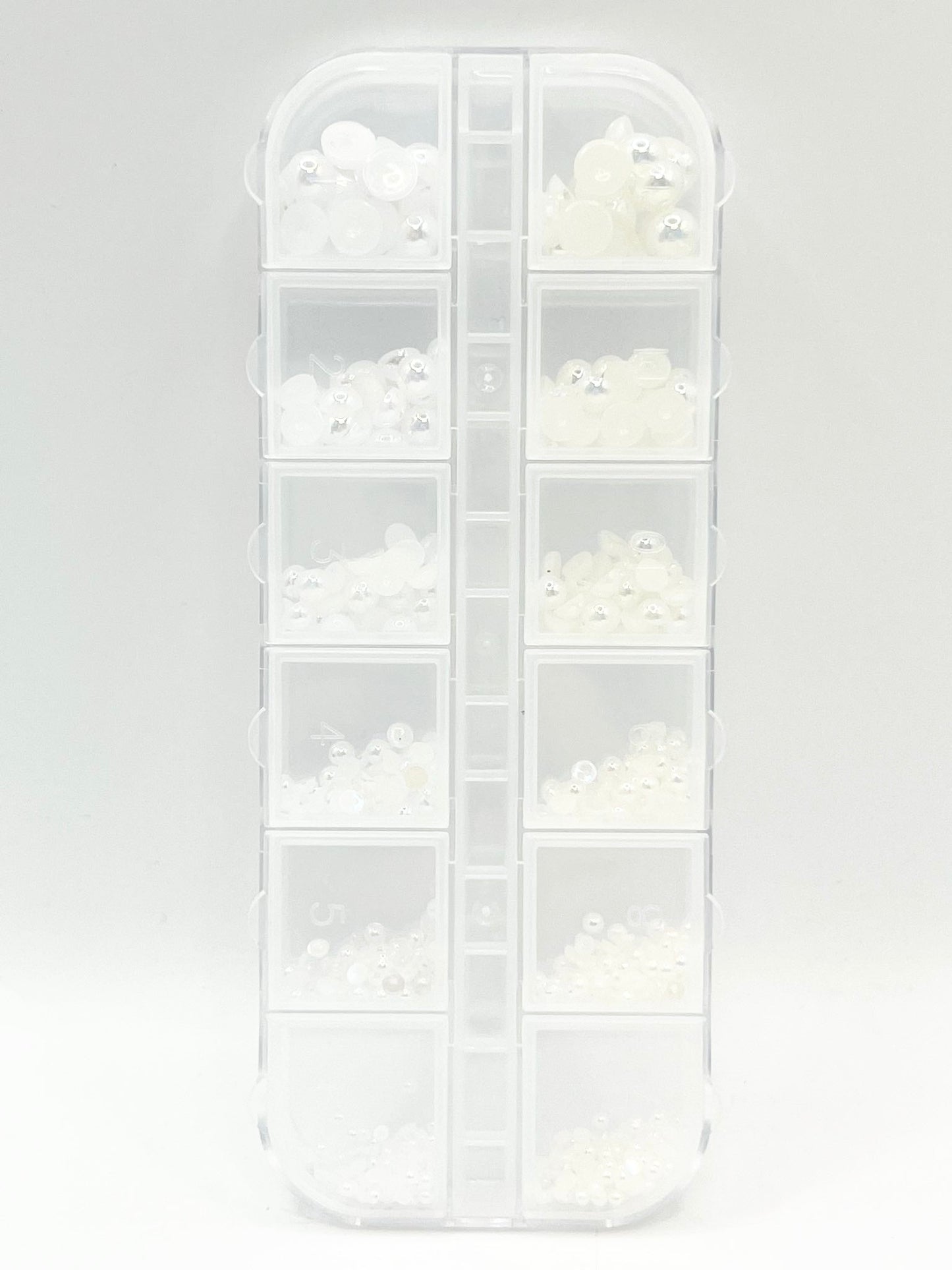 Queen - White & Milky Fluorescent Pearls - #14