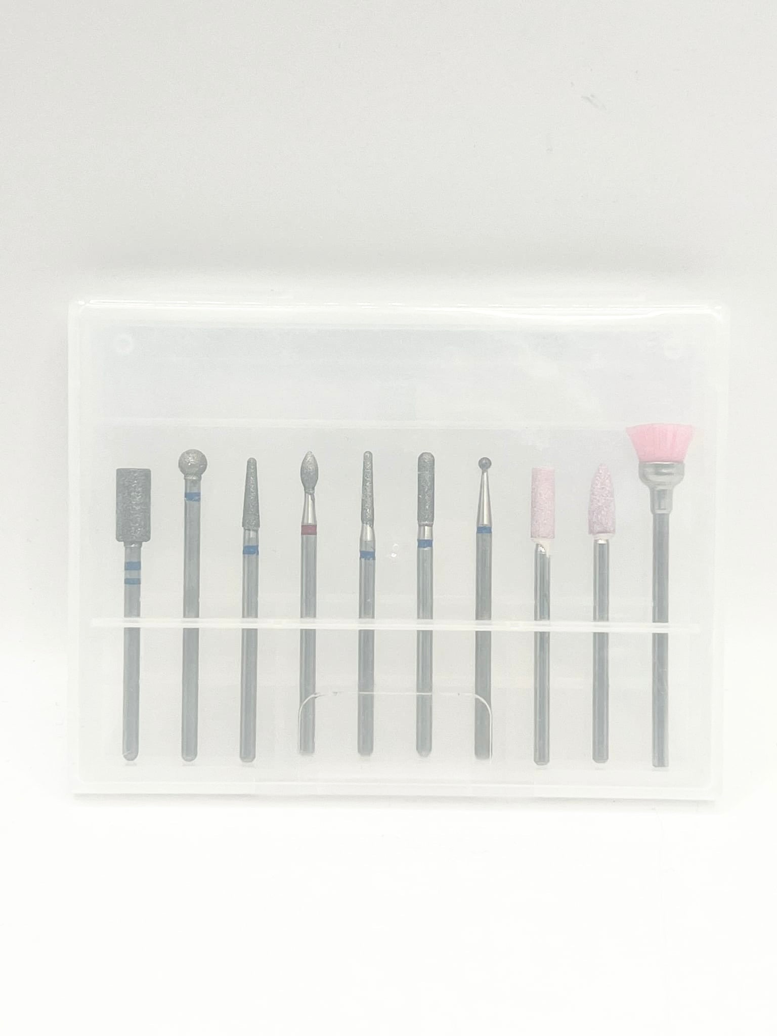Gel-Le - Nail Drill Bit Set (10pcs) Queen Nails & Beauty Supplies