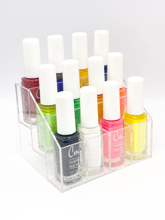 Polish Table Rack - Acrylic Display - (12 bottles)(Nail Art Polish Display)