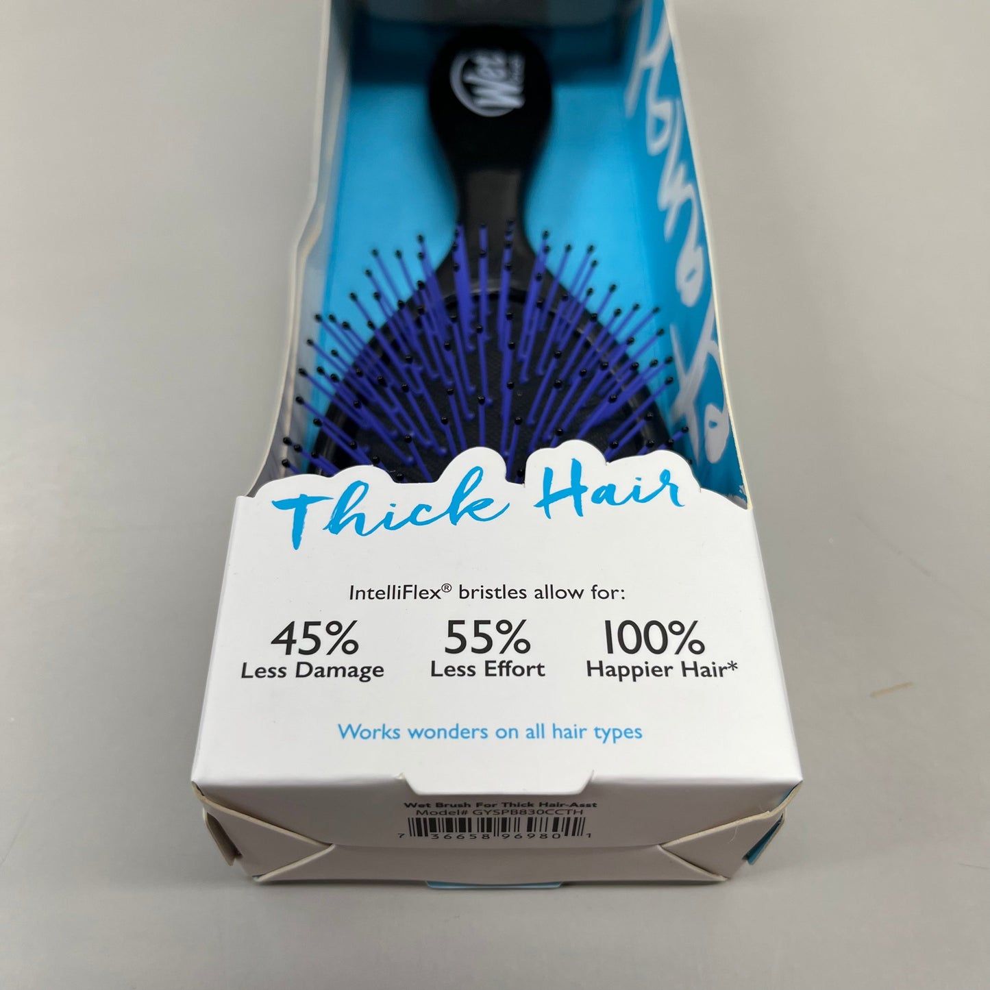 WET BRUSH (2 PACK) Custom Care Detangler Brush-Thick Hair Black GYSPB830CCTH PayWut