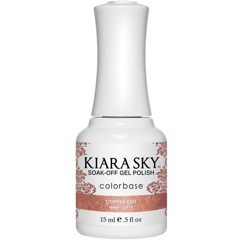 Kiara Sky - 0470 Copper Out (Gel) Queen Nails & Beauty Supplies