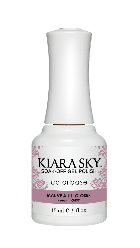Kiara Sky - 0597 Mauve a Lil' Closer (Gel) Queen Nails & Beauty Supplies