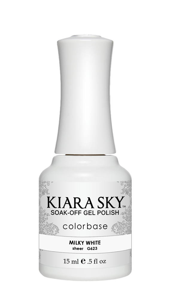 Kiara Sky - 0623 Milky White (Gel) Queen Nails & Beauty Supplies