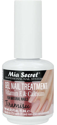 Tiramisu Gel Nail Treatment (With Vitamin E & Calcium) Lunali Nail Supply