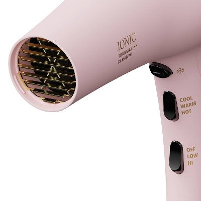 Andis Soft Touch Pro Dry Tourmaline Ionic Dryer Pink 1875 Watts - Imperfect Box This is Beauty US